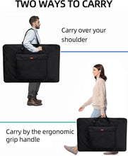 Load image into Gallery viewer, Large Waterproof Art Portfolio Bag 35x43 Inches with Adjustable Shoulder Strap