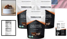 Load image into Gallery viewer, Deliciously Sweet Organic Sun-Dried Apricots 6 Lbs 3 Pack - Fiber-Rich Snack