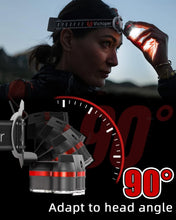 Load image into Gallery viewer, 8 LED Rechargeable Headlamp Pack - Ultra Bright Waterproof Light for Outdoors