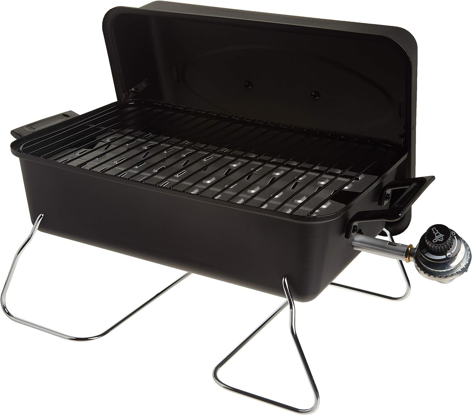 Travel-Friendly 190 Sq. In. Portable Propane Gas Grill for Easy Outdoor Cooking