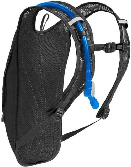 Ergonomic 50oz Hydration Pack with Zippered Pocket for Cyclists - Black/Graphite