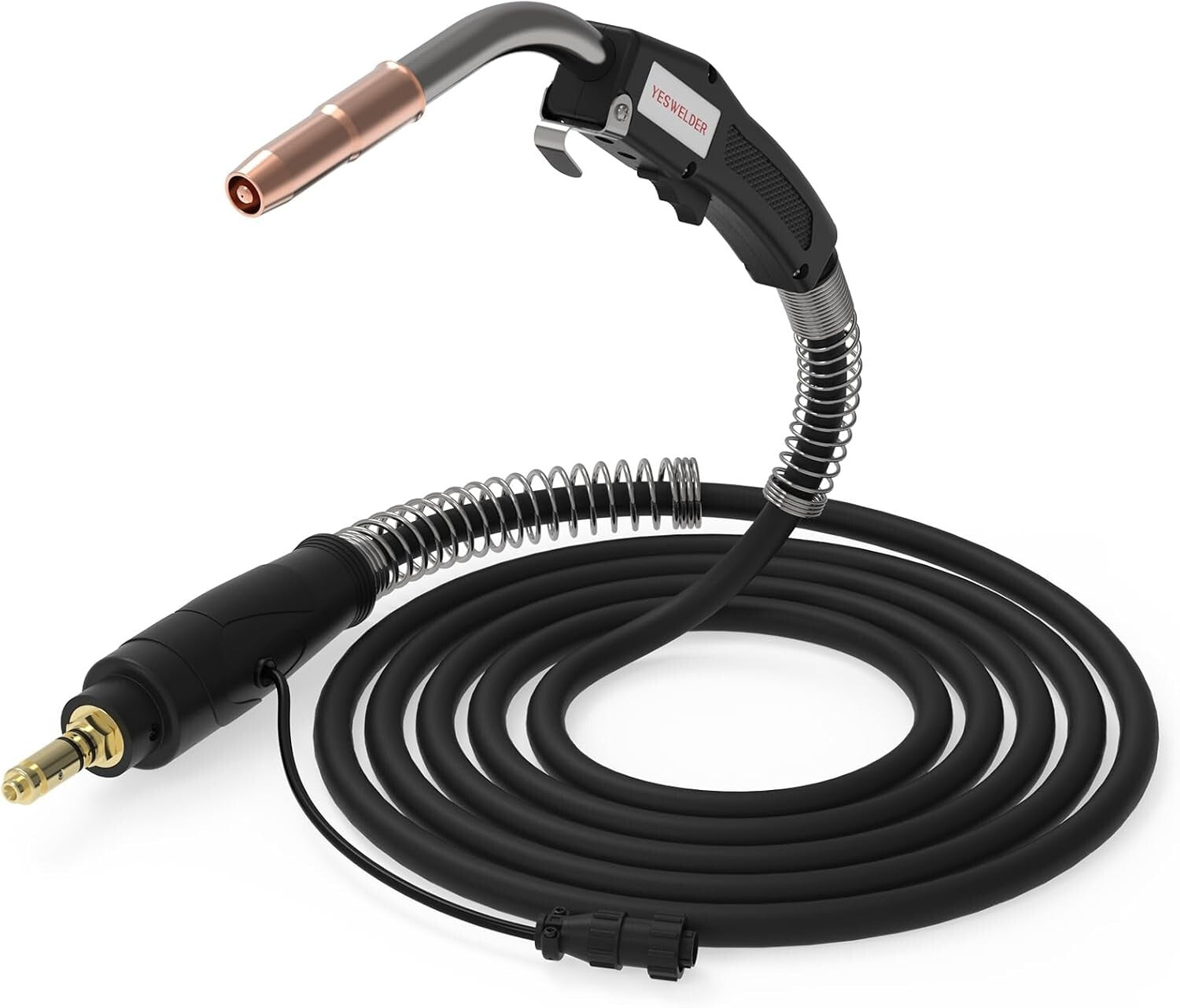 15ft Copper MIG Welding Torch Replacement - Lincoln Magnum 200 & 250 Compatible