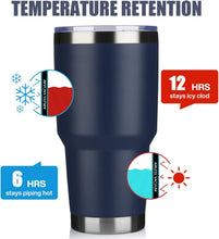 Load image into Gallery viewer, Durable 30oz Double Wall Coffee Tumblers - BPA-Free for On-the-Go Beverages