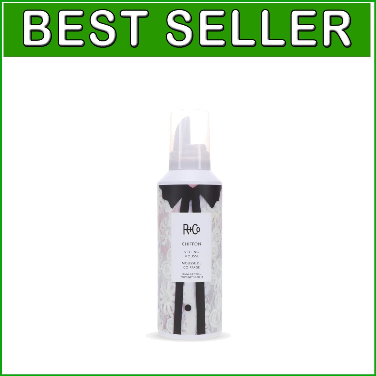 165ml Chiffon Mousse - Soft Hold for Waves & Curls, Lightweight & Non-Sticky