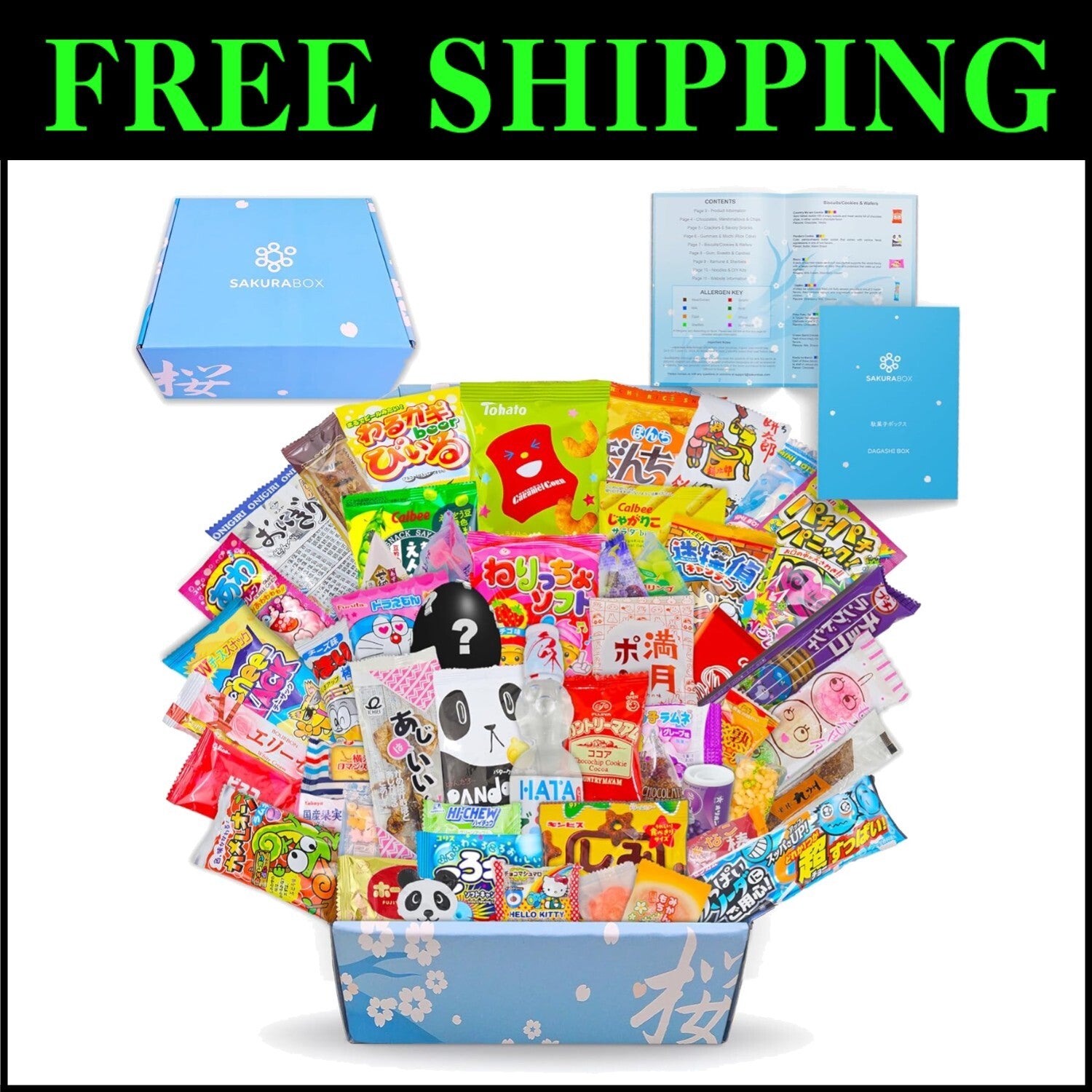 Delightful 50-Piece Dagashi Snack Set - Authentic Japanese Treats for Sharing