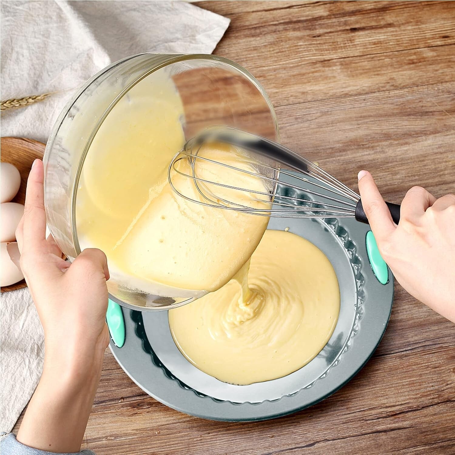 27-Piece Silicone Baking Set - Non-Stick Bakeware with Measuring Cups & Spoons