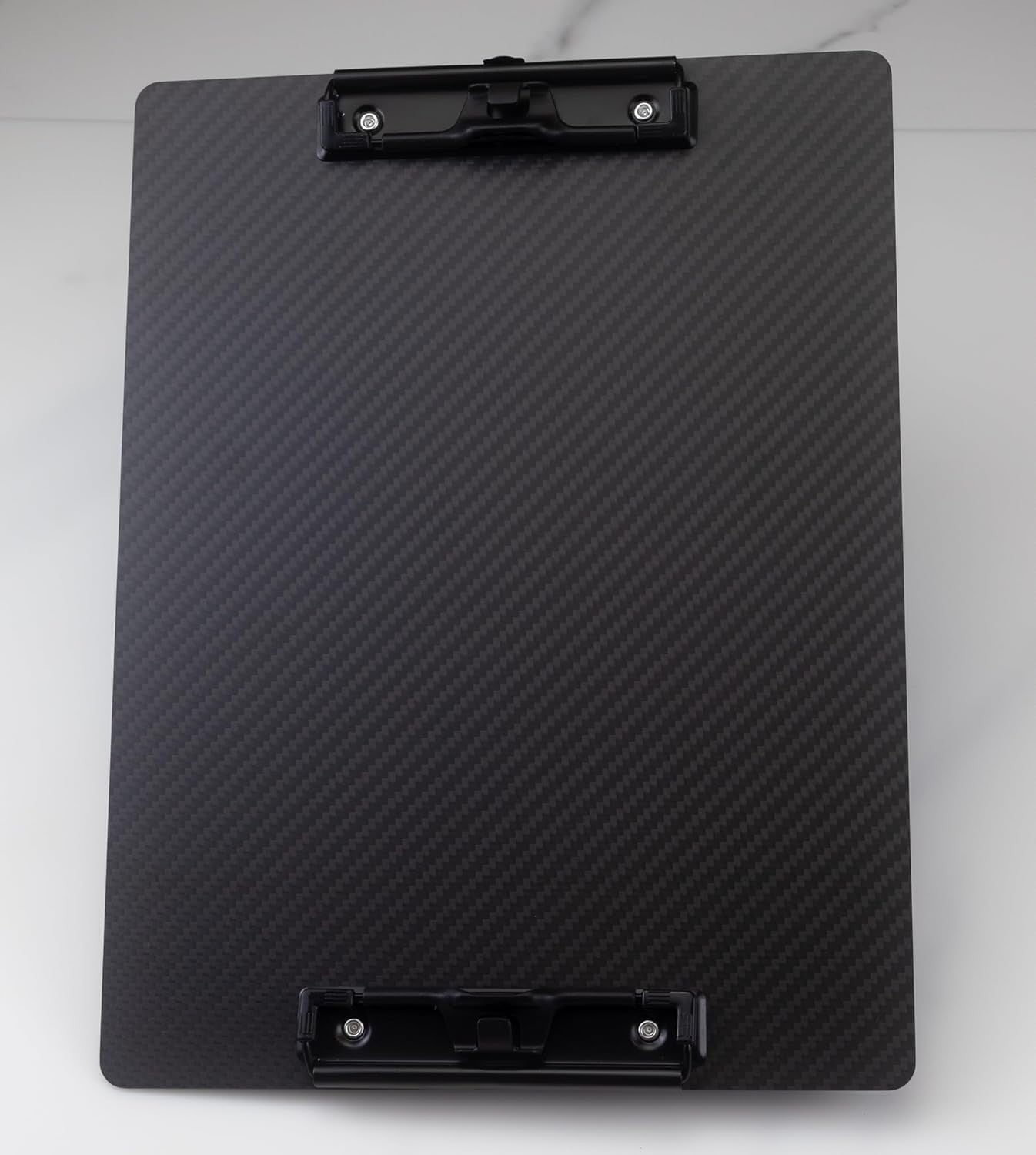 Lightweight Outdoor Carbon Fiber Clipboard - Dual Clips and Pen Holder Design