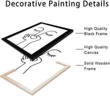 Load image into Gallery viewer, Funny Guest Toilet Wall Sign - Modern Black and White Art for Bathrooms