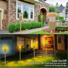 Load image into Gallery viewer, Energy Efficient Solar Torch Lights with Realistic Flickering Flame - 6 Pack
