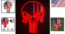 Load image into Gallery viewer, Illuminated Skull Neon Sign - Stylish USB &amp; Battery-Powered Room Lights