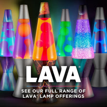 Load image into Gallery viewer, The Original 14.5" Retro Lava Lamp - Purple Wax and Teal Liquid for Home Decor
