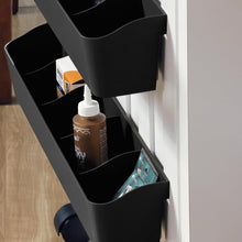 Load image into Gallery viewer, Mobile Soft White Sewing &amp; Craft Table with Scratch-Resistant Finish and Shelves