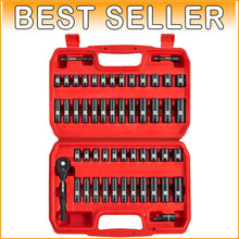 Load image into Gallery viewer, Durable 52-PC Impact Socket Set with 72-Tooth Ratchet - Ideal for DIY Projects