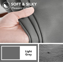 Load image into Gallery viewer, Versatile Blackout Drapes - Light Grey 52x95 Curtains with Dual Hanging Options