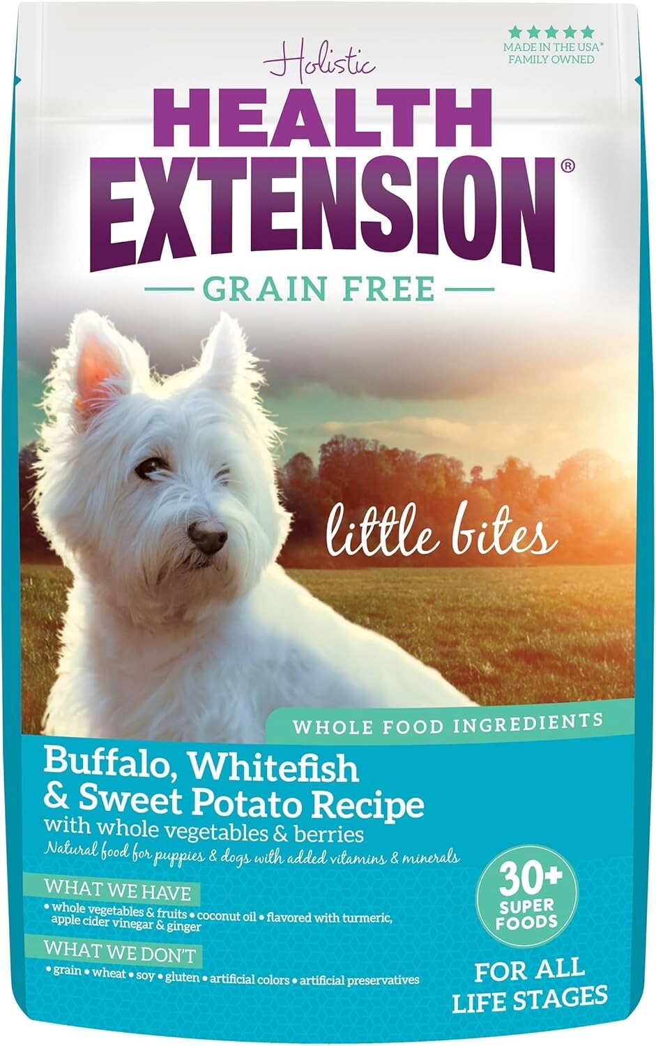 Grain-Free Buffalo & Whitefish Little Bites 23.5 lb - Perfect for Small Dogs