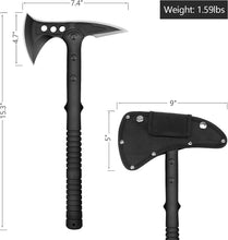 Load image into Gallery viewer, Tactical Tomahawk Axe Set for Camping &amp; Hiking - Stainless Steel &amp; Lightweight
