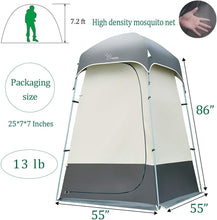 Load image into Gallery viewer, Versatile Outdoor Shower and Changing Room Tent - Easy Setup, UV Protection