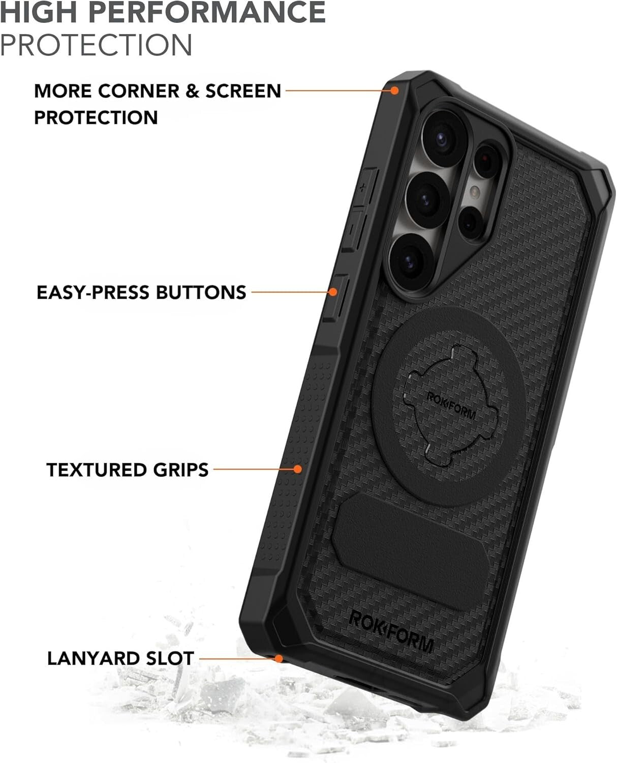 Slim, Protective Galaxy S25 Ultra Case with Magnetic Twist Lock for Active Use