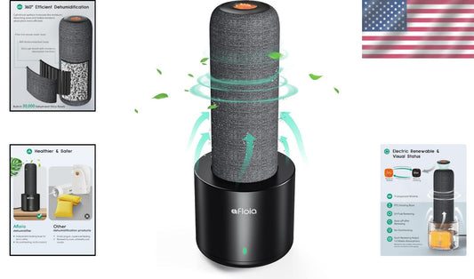 Efficient Mini Dehumidifier for Gun Safes, Cars, and RVs - 54 sq ft Coverage