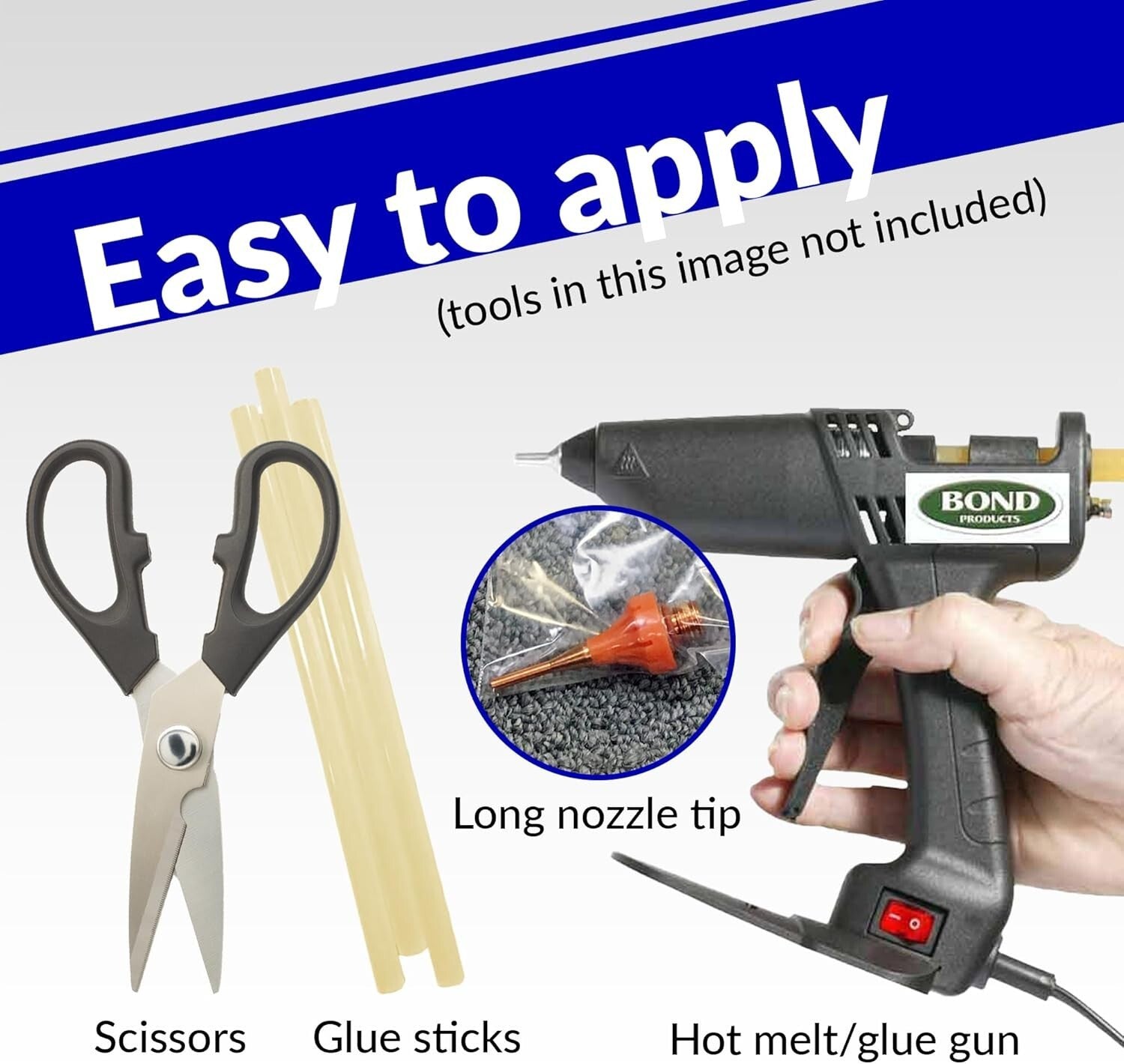 Modern Polyester Rug Binding - 54 ft Roll for Stylish DIY Edging Solutions