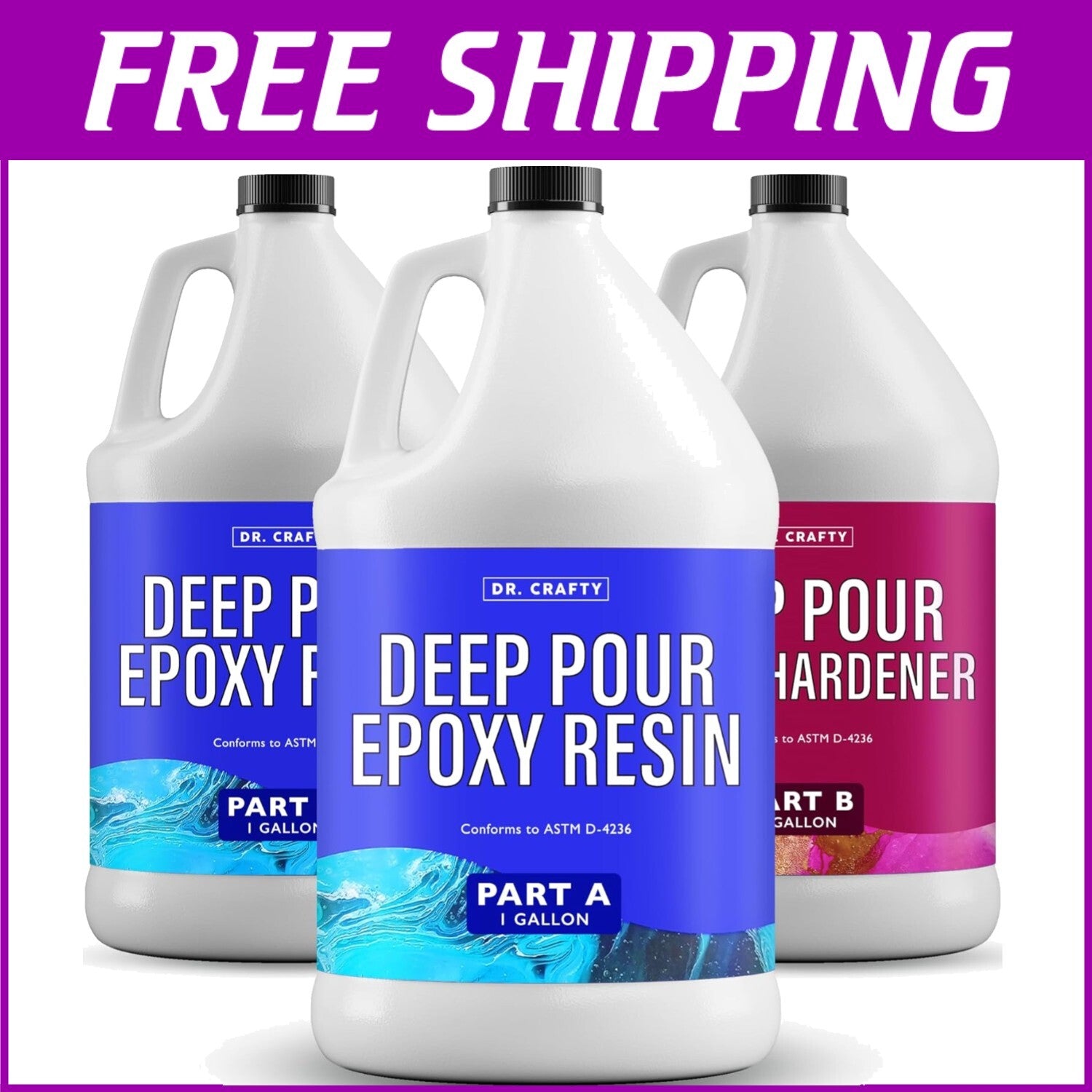 Comprehensive 3 Gallon Epoxy Resin Kit with Mica Powder for Crafting Magic