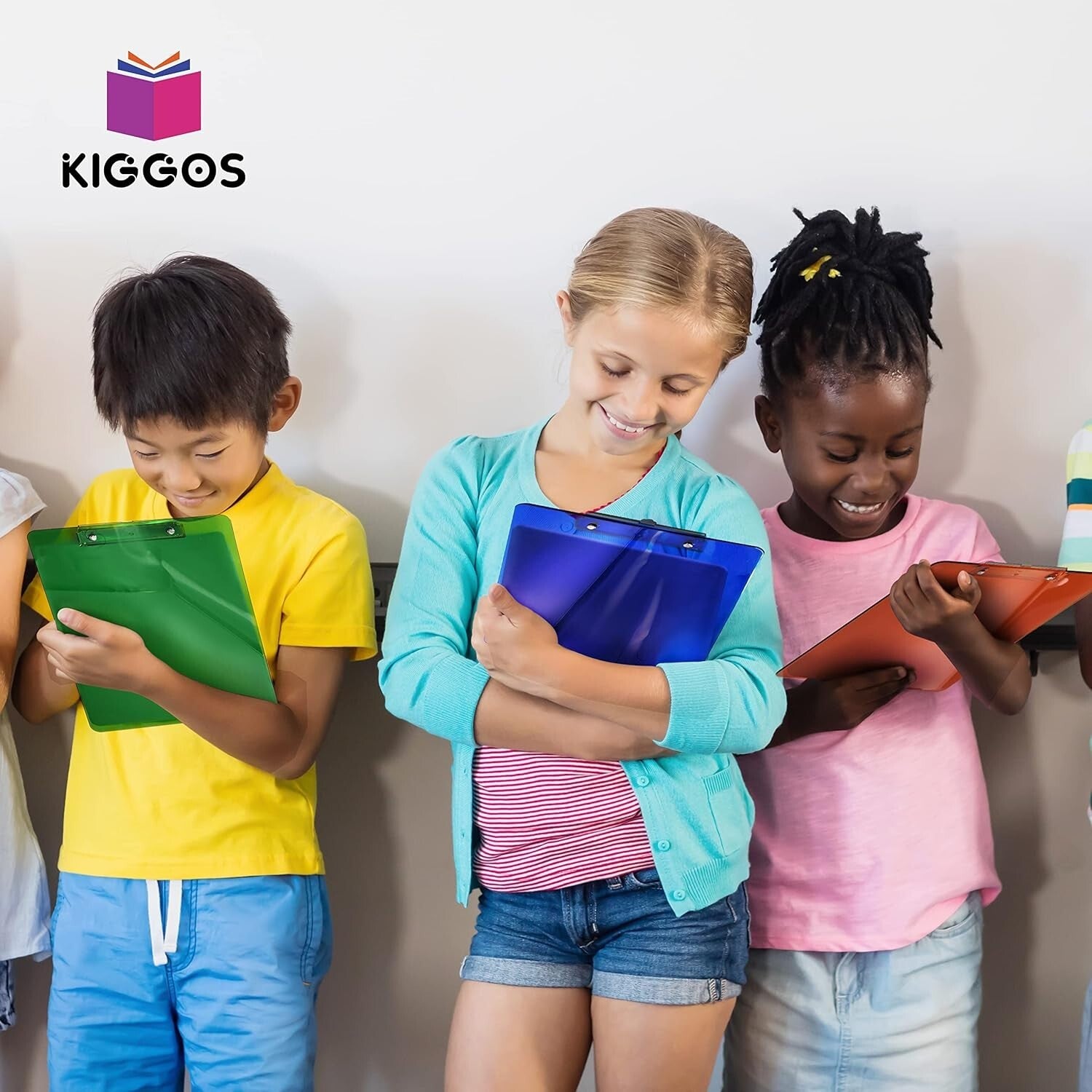 Heavy Duty 25 Ct Plastic Clipboards with Safety Edges - Ideal for Kids & Adults