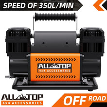 Load image into Gallery viewer, Heavy-Duty Dual Cylinder Air Compressor Kit with Digital Pressure Gauge, 150 PSI