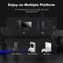 Load image into Gallery viewer, Immersive V99 Racing Wheel with 11.8-inch Grip &amp; Multi-Platform Compatibility