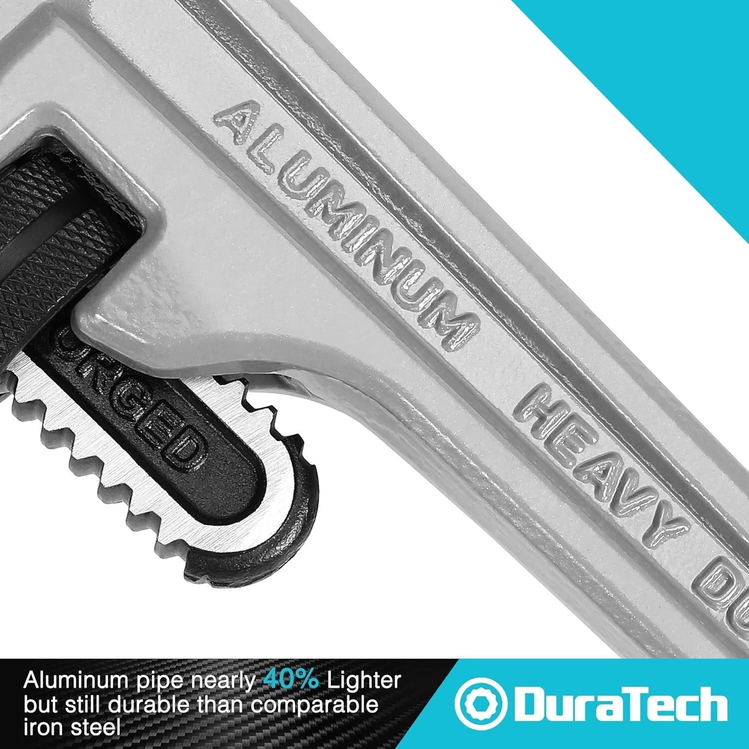 Professional 3-Piece Aluminum Pipe Wrench Set - Durable & Lightweight
