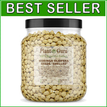 Load image into Gallery viewer, Clean Moringa Seeds - 2 lbs. Wide Mouth Jar - Boosts Energy &amp; Supports Wellness