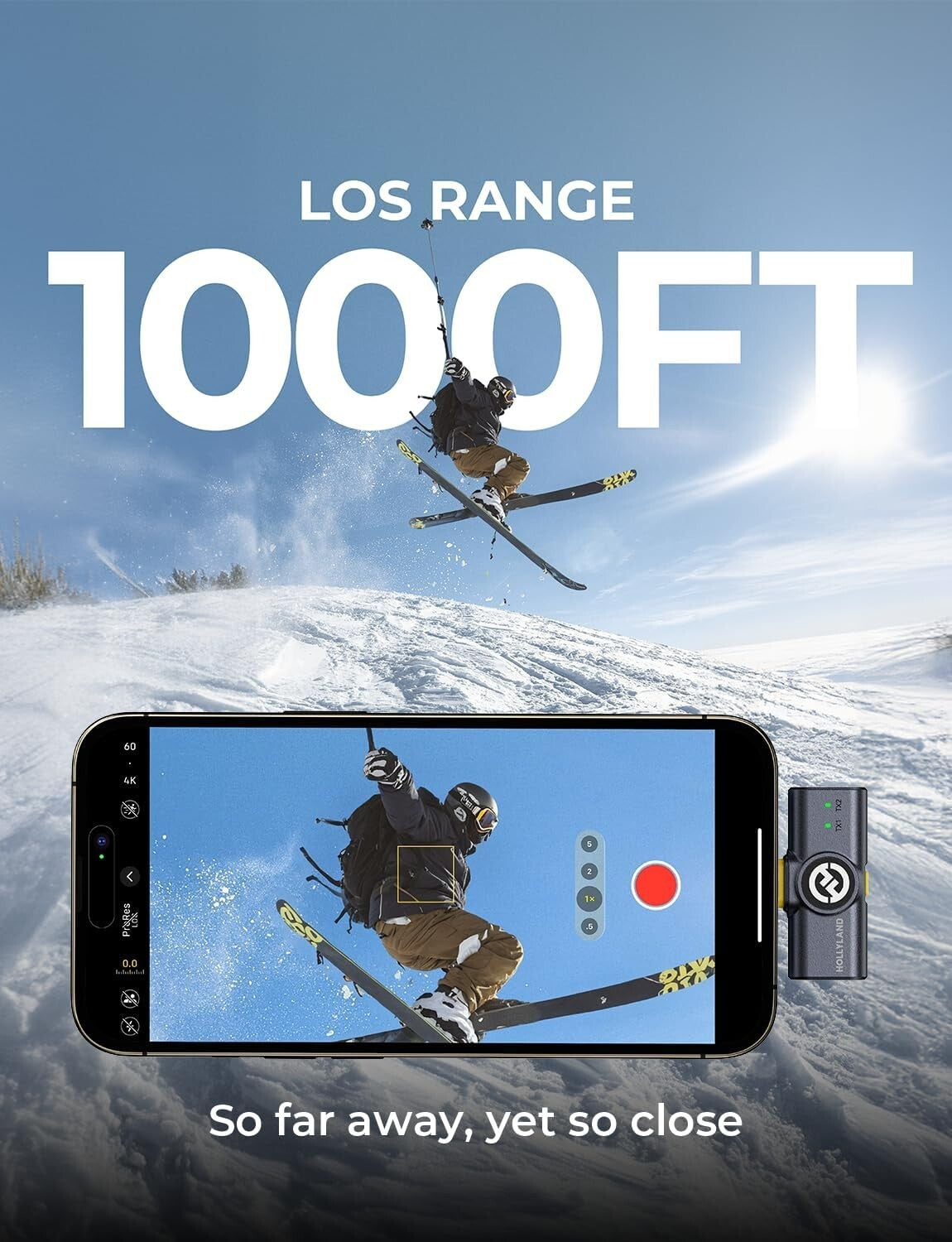 Compact LARK M2 Lavalier Mic with Noise Cancellation for Perfect Streaming