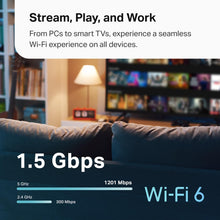 Load image into Gallery viewer, Seamless WiFi 6 Coverage - Deco X15 Mesh System with Advanced Security Features