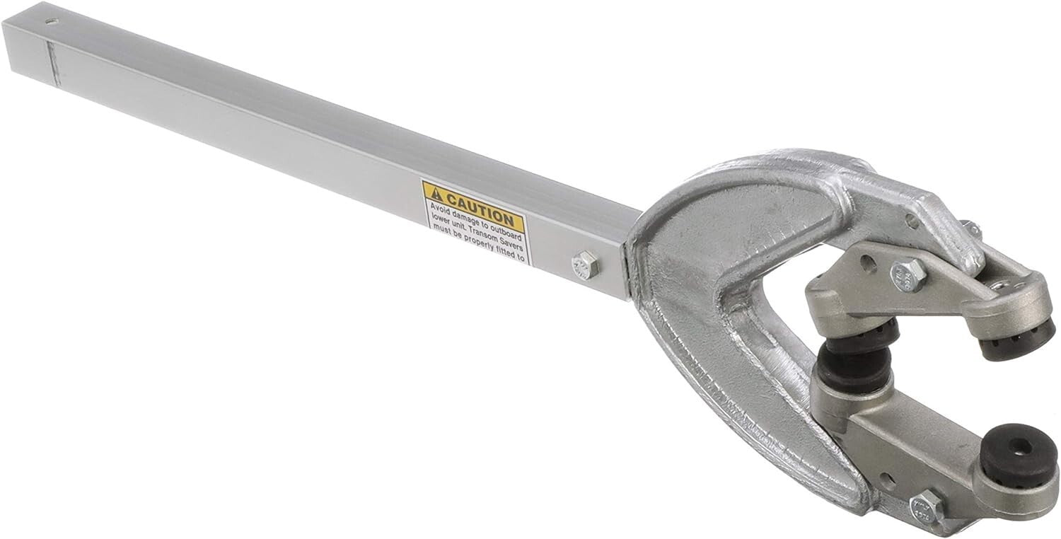 Durable Heavy Duty Transom Saver with Rubber Pads | 24 to 36 Inch Adjustable Fit