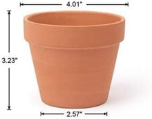 Load image into Gallery viewer, Premium Clay Nursery Pots 26-Pack with Drainage - Ideal for Succulent Displays