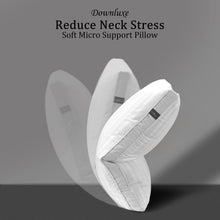 Load image into Gallery viewer, King Size Gusseted Goose Down Feather Pillows - 2 Pack for All Sleep Positions