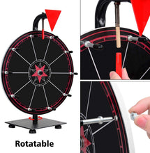 Load image into Gallery viewer, Heavy-Duty Prize Wheel for Events - 12" Spinner with Dry Erase Functionality