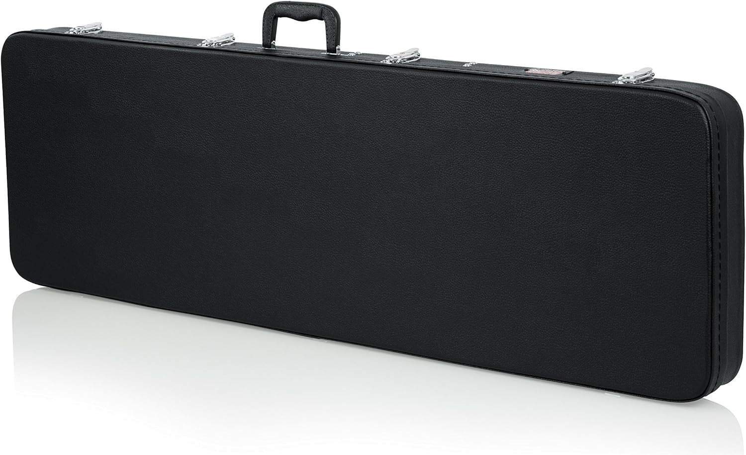 Locking Latch Bass Guitar Case - Hard-Wood Protection for Electric Instruments