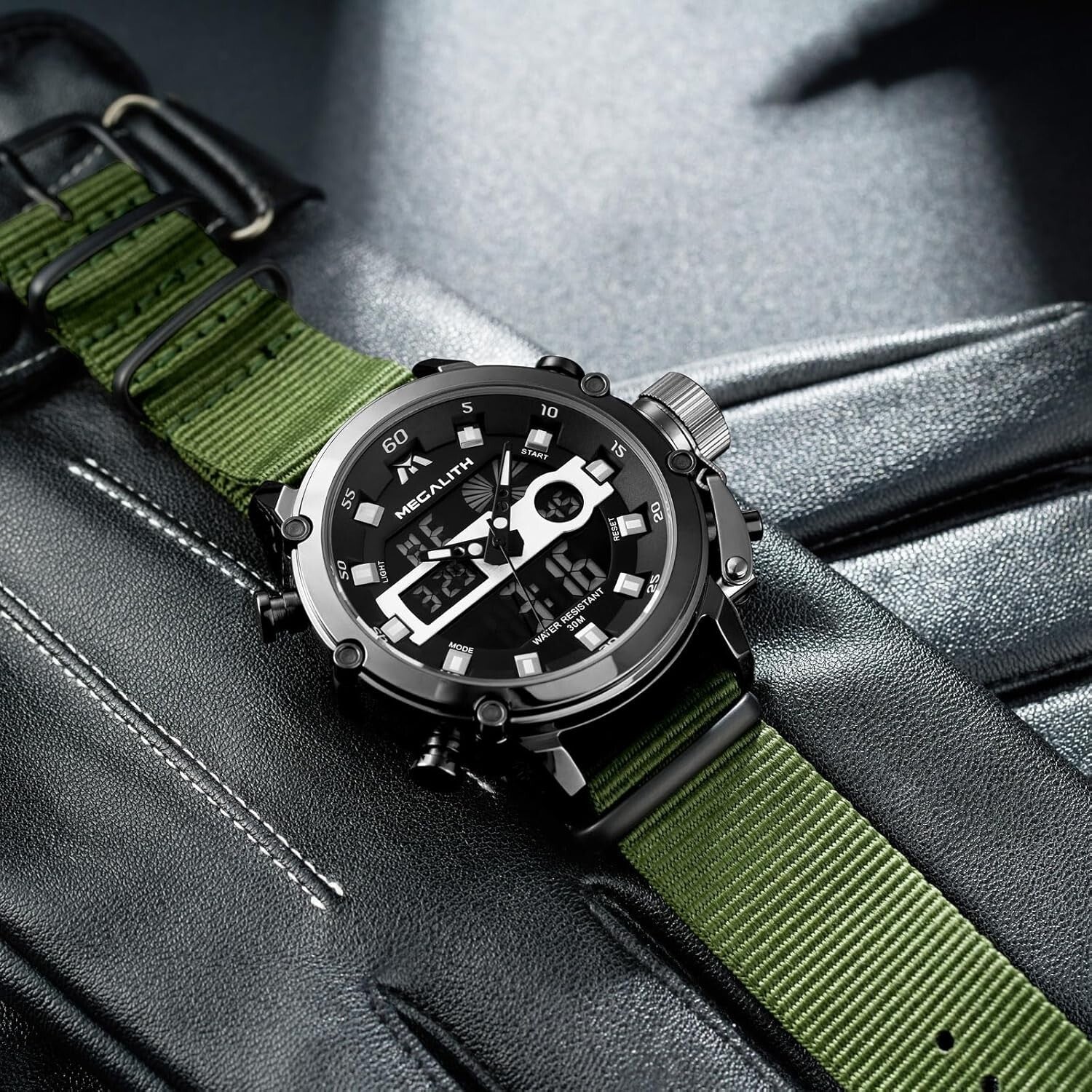 Waterproof Military Sport Watch for Men - Tactical Digital & Heavy-Duty Design