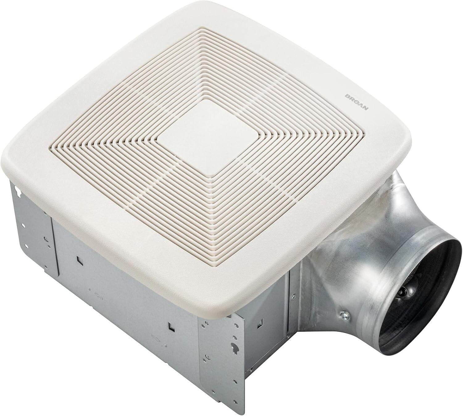 High Efficiency 80 CFM Ceiling Mount Bathroom Fan - Silent Operation 0.4 Sones