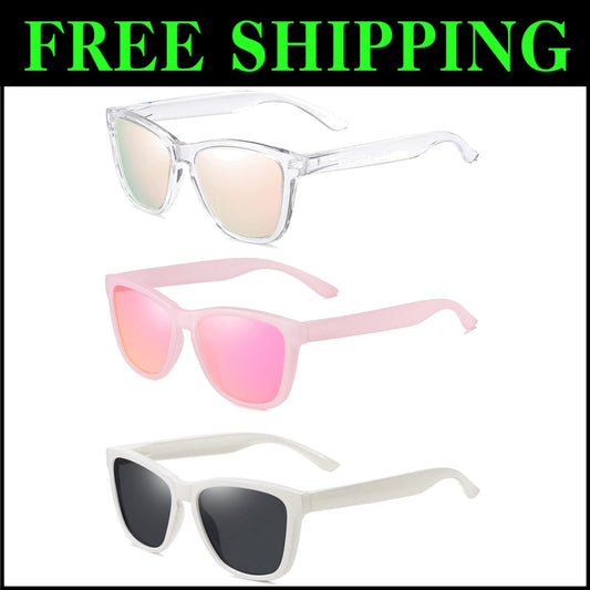Stylish HD Polarized Sunglasses with Classic Retro Design and UV Protection
