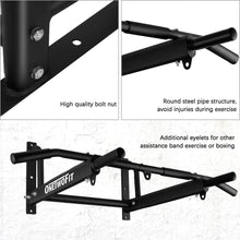 Load image into Gallery viewer, Multi-Grip Wall Mounted Pull Up Bar - Perfect for Indoor and Outdoor Workouts