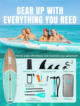 Load image into Gallery viewer, Versatile 10’6’’ Inflatable Paddle Board with Full Accessories Set - Mint