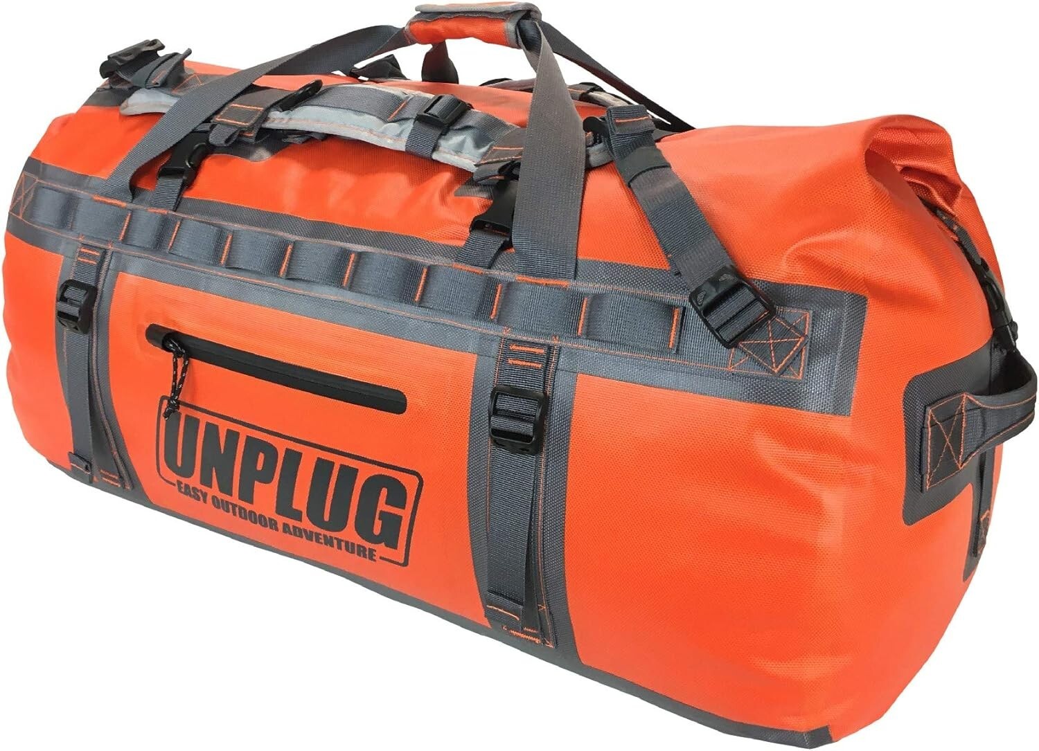 Heavy Duty Outdoor Duffle Bag - Waterproof for Motorcycling, Hunting, & More