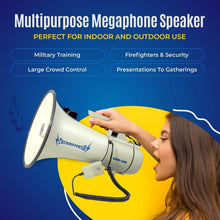 Load image into Gallery viewer, Powerful 2000-Yard 45W Megaphone with Aux Input &amp; Dual Modes - Portable Design