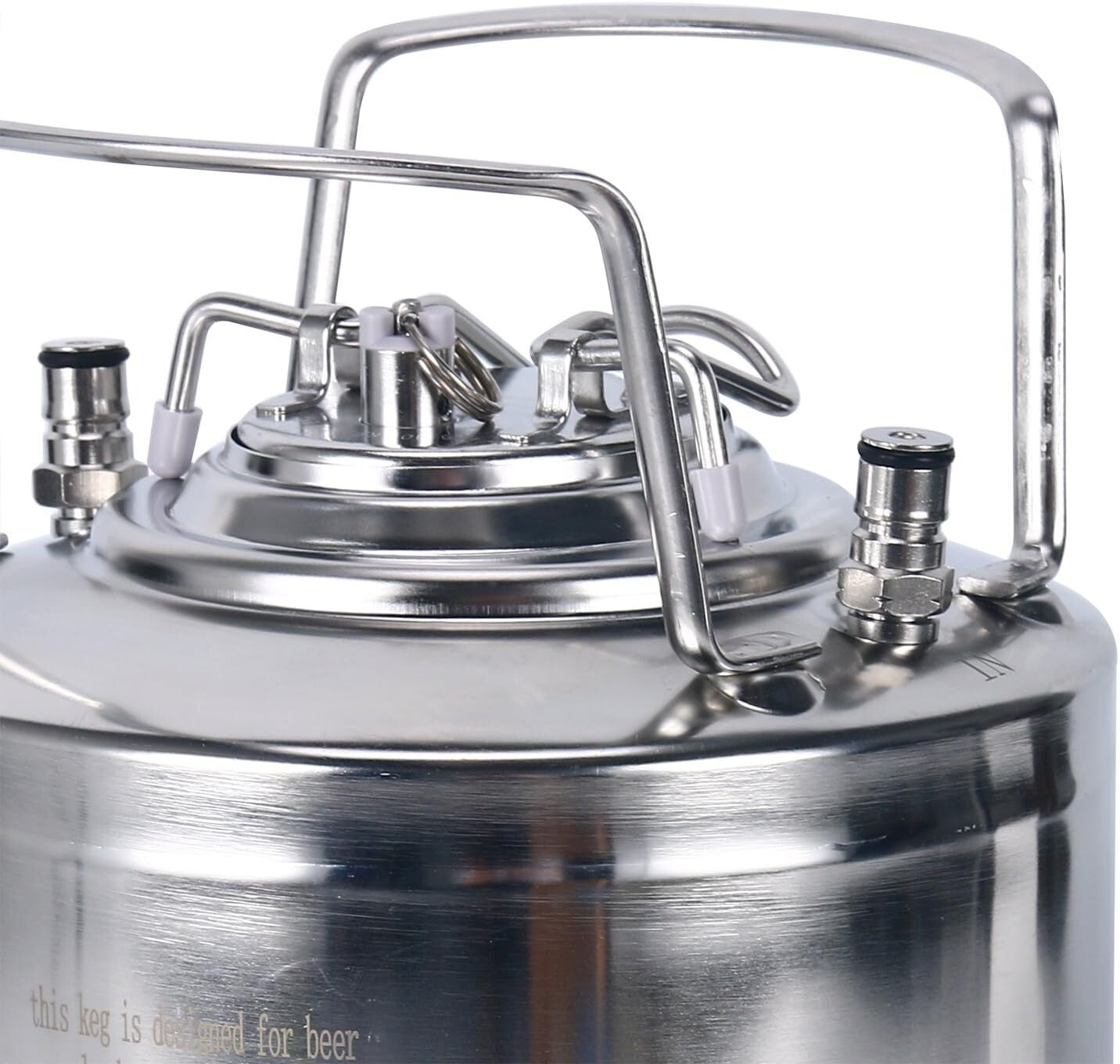 Lightweight 1.6 Gallon Mini Keg System with Real-Time Carbonation Control