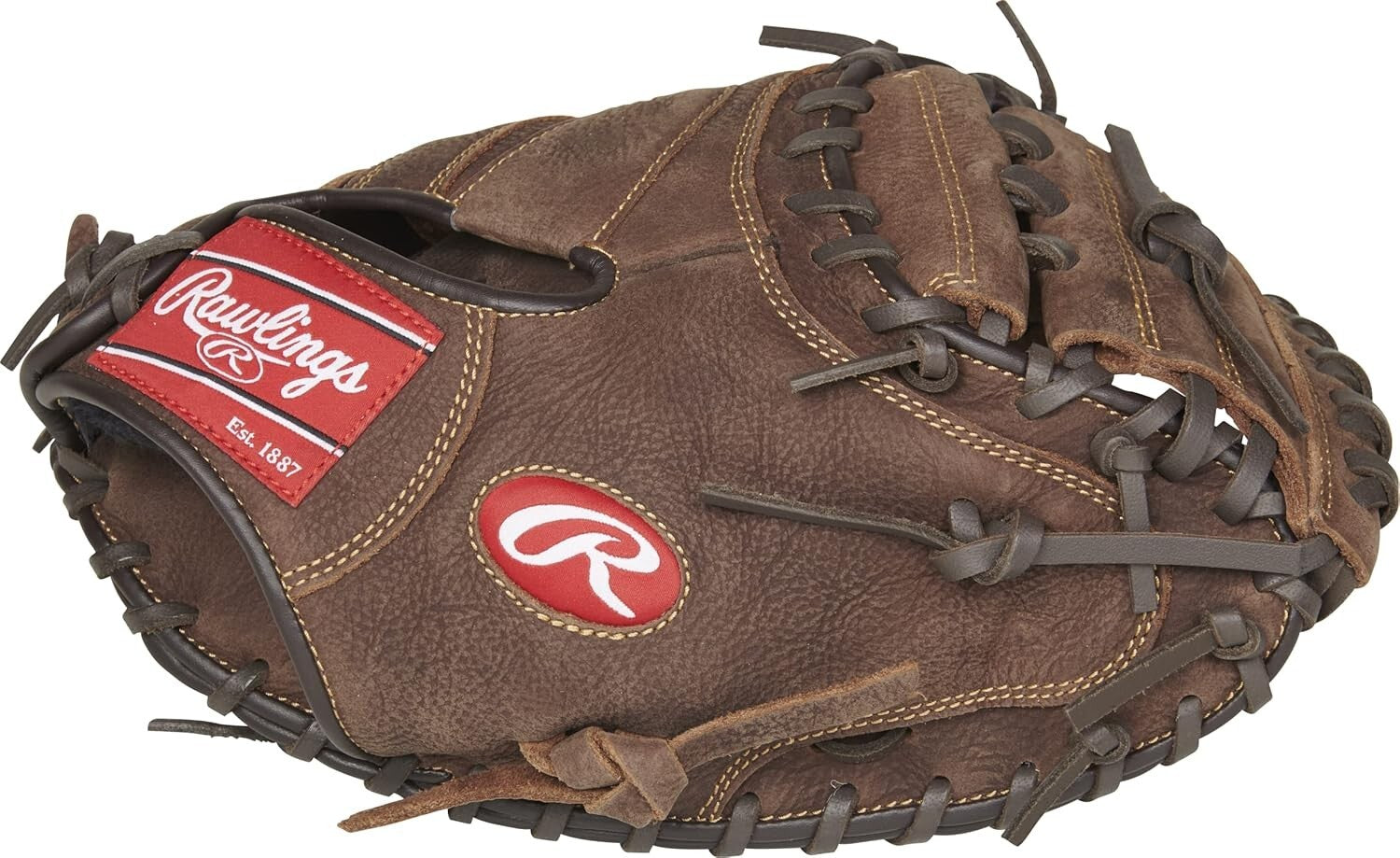 33-Inch Adult Catcher's Mitt - Durable Faux Leather for Baseball & Softball