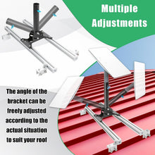 Load image into Gallery viewer, Adjustable Starlink Roof Mount Kit for Seam Metal Roofs - No Drilling Required
