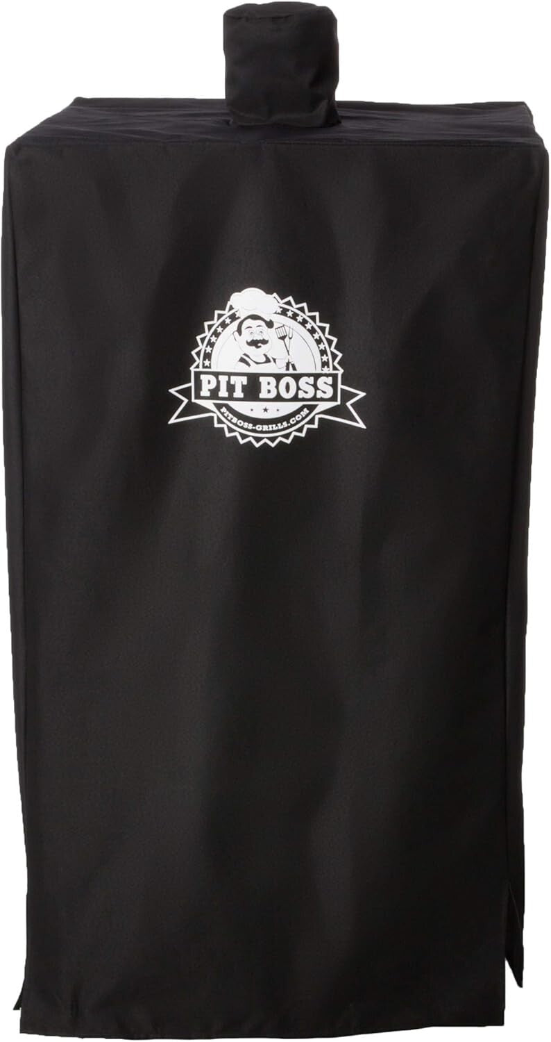 Durable 5-Series Vertical Smoker Cover in Black – Protect Your Grill Investment