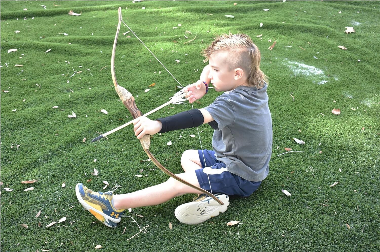33-Piece Wooden Bow and Arrow Set - Ideal Beginner Archery for Kids & Teens