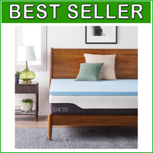 Load image into Gallery viewer, Lightweight Gel Infused Twin XL Mattress Topper - Quick Response Memory Foam